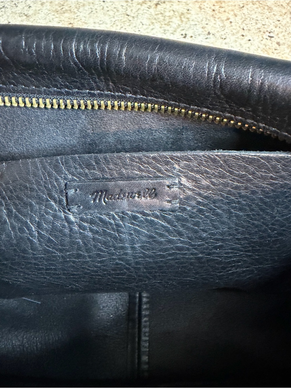 Madewell Black Leather Crossbody Camera Bag w/Adjustable Strap - Picture 7 of 8